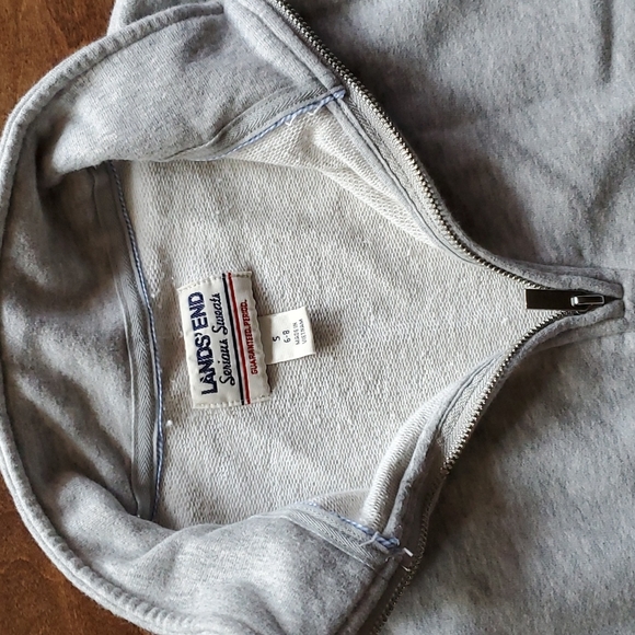 Lands'end serious sweats size small gray dress - Picture 2 of 6